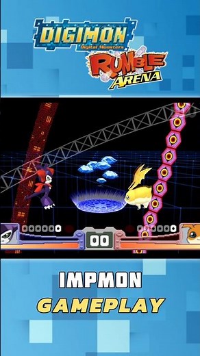 Impmon Gameplay - Digimon Rumble Arena I PS1