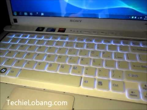 Sony VAIO C Series Laptop - Keyboard backlit