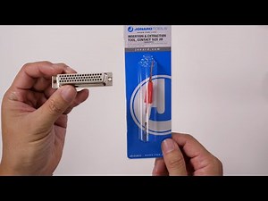 Jonard Tools AR-910672 Insertion and Extraction Tool for Front Release Contacts Size 20 Unboxing