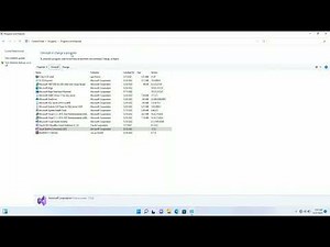 Uninstall Visual Studio 2022 Windows 11