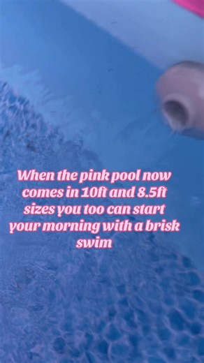 The viral pooo now comes in two larger sizes #pool #tiktokshop #pinkaesthetics