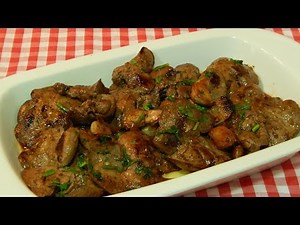 easy recipe for garlic rabbit livers
