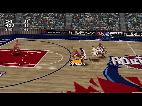 NBA Live 97 (PS1 Gameplay)