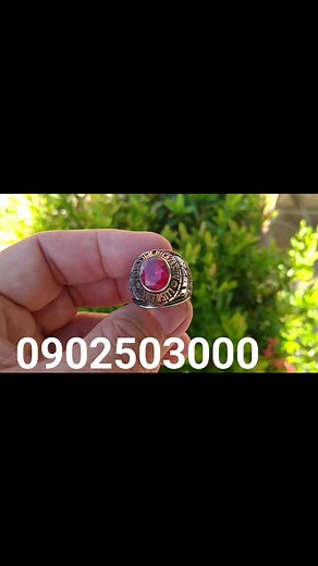Nhẫn bá cấm 1979. Đá ruby . Giá 1,3tr | Sưu Tập Hàng Độc