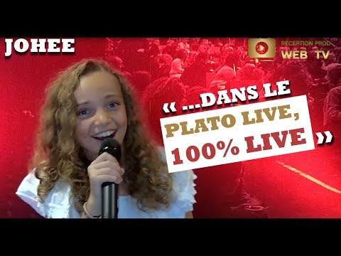 JOHEE DANS LE PLATO LIVE 100% LIVE