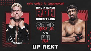 3.3K views · 149 reactions | #ROH #HonorCLUB Preview Full Match #njpw World TV Championship ZACK SABRE JR. (champion) vs AR FOXX This is the type of great action you can see every week if you subscribe to HonorCLUB! Join today for $9.99 per month! | Ring of Honor Wrestling | Facebook