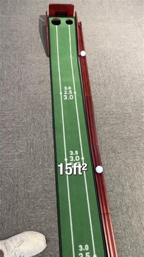 The putting surface is inspired by mouse pad material. Smooth, flat, consistent. #GolfInnovation