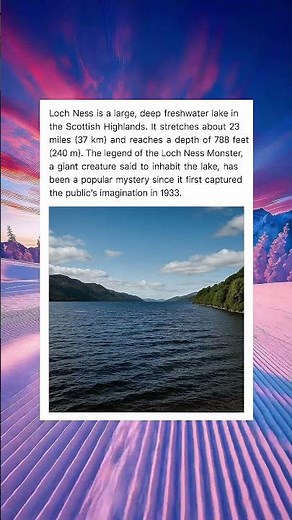 The Mystery of Loch Ness Explained 🐉🌊
