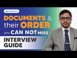 Interview Documents List | Documents you Need to Carry | How to Arrange Documents & Certificates