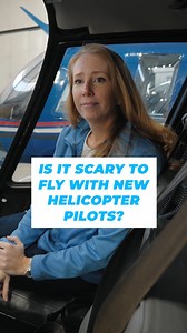 "Do you ever get scared to fly with new pilots?" #helicopter #helicopterpilot #helicopterlife | Independent Helicopters