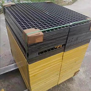 [Hot Item] Anti Slip Heavy Duty Fiberglass Grating Walkway Plastic Grate Plastic Grid