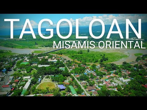 Town proper Poblacion Tagoloan Misamis Oriental drone shots aerial view | PH RED TV
