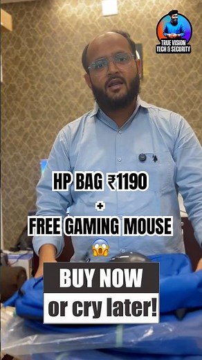 HP Laptop Bag ₹1190 + FREE Gaming Mouse 😱 no