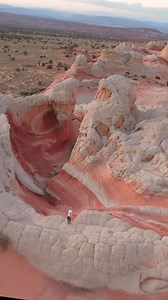 If you want to disappear for a while, Vermillion Cliffs National Monument is about the best place to do so in the lower 48. Here, 280,000 acres of rock-lined valleys, buttes, and plateaus are surrounded by Glen Canyon National Recreation Area on one side and the Kaibab National Forest on the other. Save and share this for your next outdoor escape 🙌🥾 🎥 @liveloveruntravel 📍 White Pocket, Arizona | Matador Network