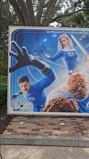 Fantastic Four arrives at Disney Springs AMC Theaters and World of Disney. #fantasticfour