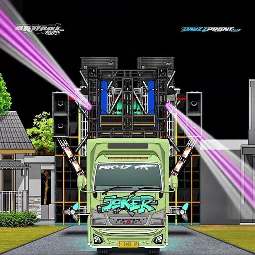 animasi sound horeg joker audio