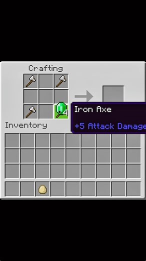 Minecraft me craft a vindicator spawn egg #minecraft #mcpe #shorts