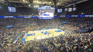 This is the best Rupp Arena environment I have ever been part of. This is special. Side note: We are six minutes into the game and not one able fan has sat down. | KY Insider