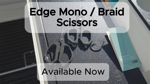 We know we're biased, but the Edge HD Mono / Braid Scissors really are incredible ✂️ - Dual serrated cutting blades ✅ - Made for both Monofilament and Braided lines ✅ - Comes in a durable pouch ✅ - A heap of different tools built in ✅ - Fingerholes that actually fit your thumb ✅ Check em out and let us know what you think | Edge Fishing
