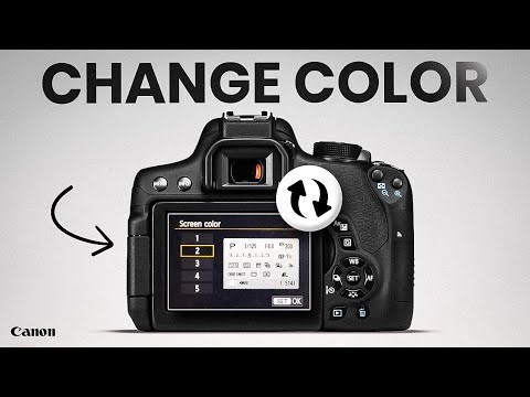 How to Change Color Theme on Canon DSLR CAMERA