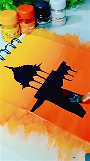 Easiest FLOWER Garden Painting Tutorial Ever