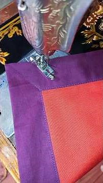 How to Sew a Mitered Corner | Mitered Corners Tutorial | Sewing for Beginners #yt #shortsfeed #diy