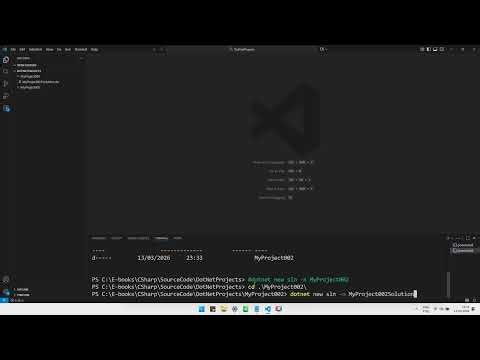 Ebook CSharp Dotnet 004 dotnet new console Como Criar um Console Application