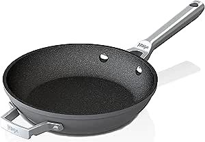 Ninja C50020 Foodi NeverStick Premium 8-Inch Fry Pan, Anti-Scratch Nest System, Hard-Anodized, Nonstick, Durable & Oven Safe to 500°F, Slate Grey