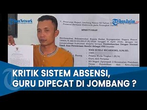 A BITTER ENDING FOR A CIVIL SERVANT TEACHER DISMISSED IN JOMBANG, Criticizing the Manual Attendan...