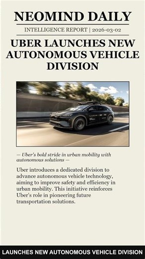 "Uber's Game-Changing Robotaxi Revolution: The Future of Transport is Here! 🚖🤖"