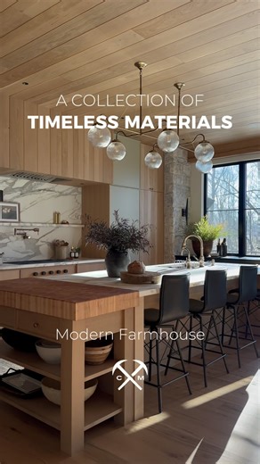 Creative Mines | Luxury Stone Veneer on Instagram: "Stone walls that feel like sculpture. Archways that pull you in. Every inch of this project is pure intention—and the results speak for themselves. Designed by @taysandcodesignstudios and featuring our Wildflower Orchard Limestone, this space is the perfect blend of warmth, texture, and elegance. Want to experience this stone up close? Comment “SAMPLE” to receive 50% off your next sample order. 🛠 Comment “FARMHOUSE” for the Modern Farmhouse br