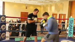 callum's public work . filmed by iFilm TV | Team Smith Brothers boxing