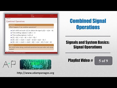 Signal Operations: Combined Operations