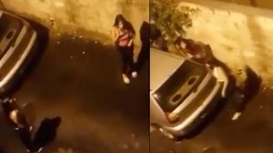 She Ain’t Doing That Again: Chick Gets Instant Karma After Trying To Take A Leak Next To Somebody’s Car!