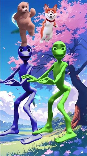 Alien dance VS Funny alien VS Dame tu cosita VS Funny alien dance VS Green alien dance VS Dance song