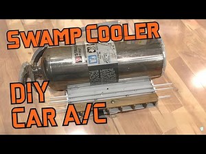 Homemade car air conditioner Vintage Swamp cooler for volkwagen