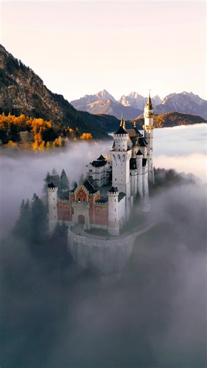 Majestic Neuschwanstein Disney Castle in Germany