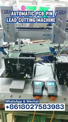 PCB Pin / Lead Cutting Machine | High-Speed Precision Trimming for PCB Assembly #pcbassembly