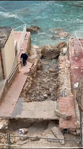 93K views · 554 reactions | People in Ghar Lapsi still cannot believe their eyes, as they witness the state of this bay after storm Harry  | NET News | Facebook