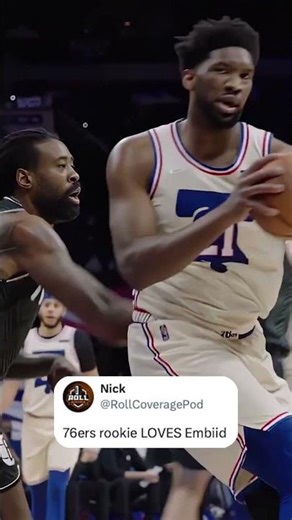Rookie Edgecombe on Embiid