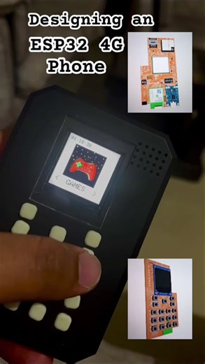Part 3 - Can I design ESP32 based 4G Phone? #esp32 #arduino #dumbphone #arduinoproject #espressif