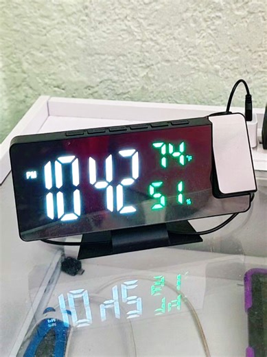 LED Digital Projection Alarm Clock ⏰️ #leddigitalclock #ledalarmclock #projectionalarmclock #ledprojectionlight #ledclock