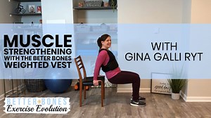 This week on Exercise Evolution, Gina shares ways to use a weighted vest to build muscle strength to support the spine and improve core strength! To become a member of our Exercise Evolution on Patreon, click here: https://bit.ly/BBExerciseEvolution | Better Bones, Better Body: Osteoporosis & Osteopenia | Facebook