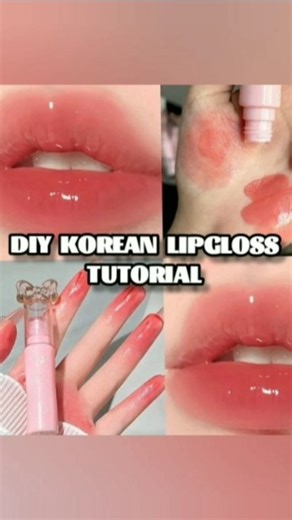 Diy korean lipgloss at home tutorial #subscribe #viral #aesthetic #tutorial
