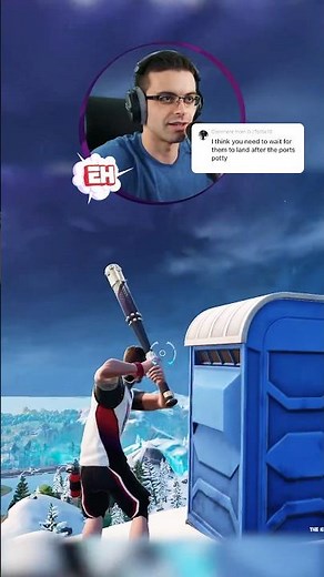 Never chase someone into a porta-a-potty!