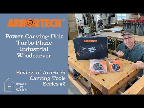 ARBORTECH POWER CARVING TOOLS REVIEW: Power Carving Unit Turboplane Industrial Woodcarver #2 of 6