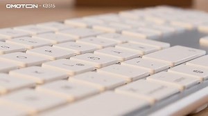 OMOTON Bluetooth Mac Tastatur, Kabellose Tastatur und für Apple MacBook Pro/Air, iMac, iMac Pro, Mac mini, wiederaufladbare mit 3 Bluetooth Kanälen, QWERTZ DE-Layout