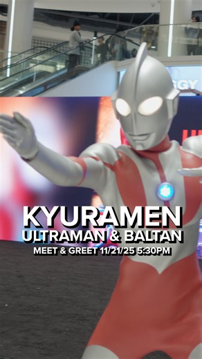 ULTRAMAN Global on Instagram: "Meet Ultraman and Alien Baltan at @kyuramen.official this weekend!! 🤩 Come to Kyuramen in Chinatown NYC this Friday at 5:30PM and say hi to the iconic hero and kaiju! #UltramanLive #Ultraman"