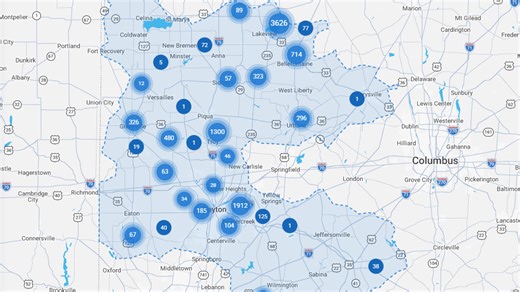 Over 10,000 AES customers without power this morning