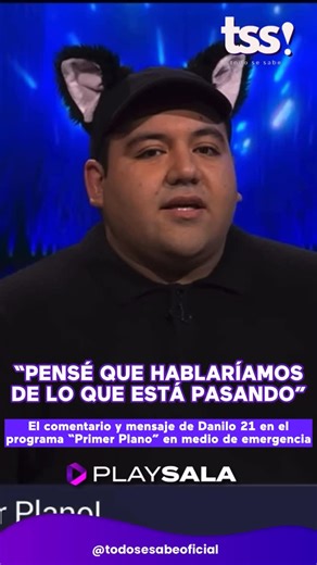 Angelo Moreno || Todo Se Sabe! | Espectáculos on Instagram: "¡DANI 21 SE EXPRESA EN PP! El mensaje del influencer en el programa de farándula, dejando en claro su postura frente a tratar temas “frívolos” en medio de la emergencia en el sur de Chile. #farandula #television"